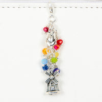 Windmill and Tulip Planner Charm Dangle