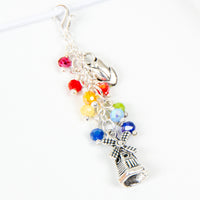 Windmill and Tulip Planner Charm Dangle