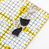Black Cat Charm with Ruler